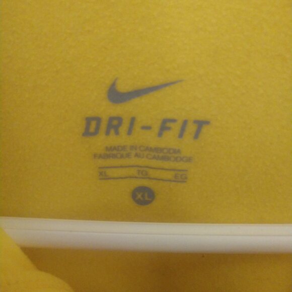 NIKE LIVE STRONG DRI-FIT YELLOW XL - Picture 2 of 4